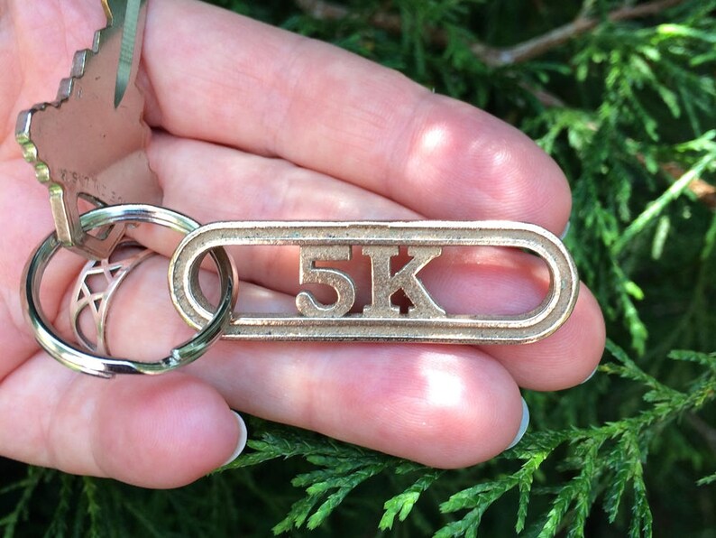 5k Runner Keyring Running Accessory Fitness Gift For Run Etsy