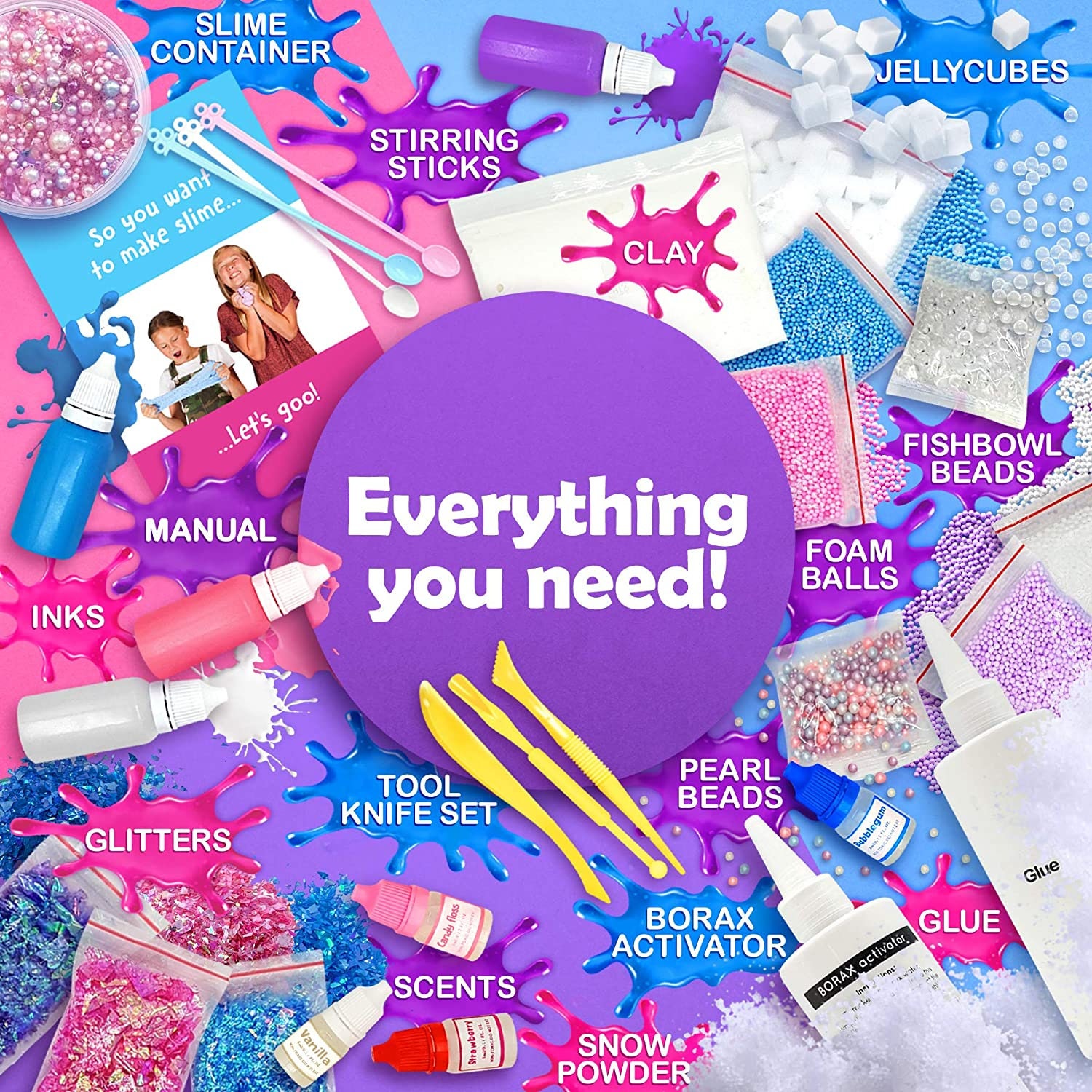 stationery slime kit