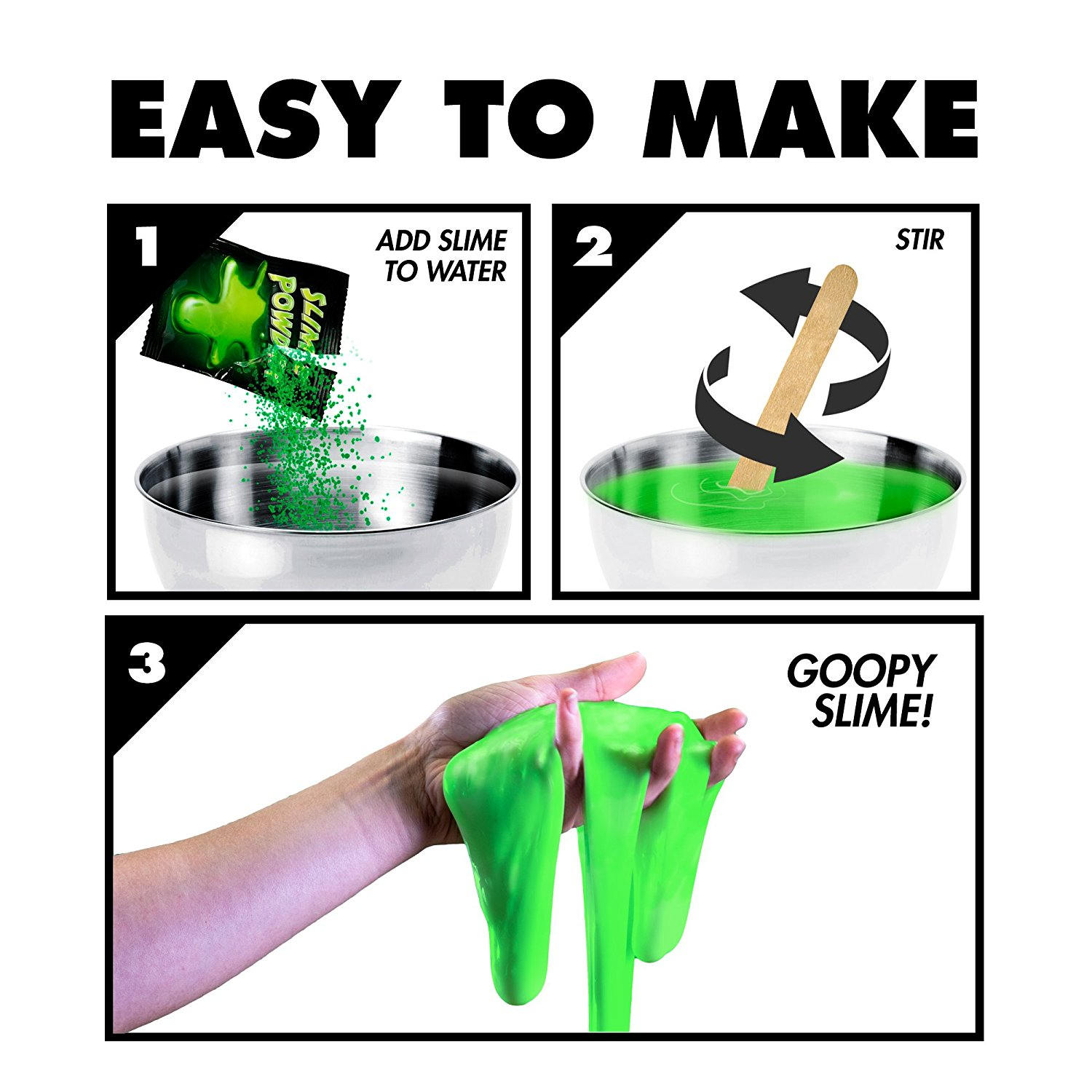 Slime Making Kit Glow in the Dark Slime Science Kit Classic Etsy