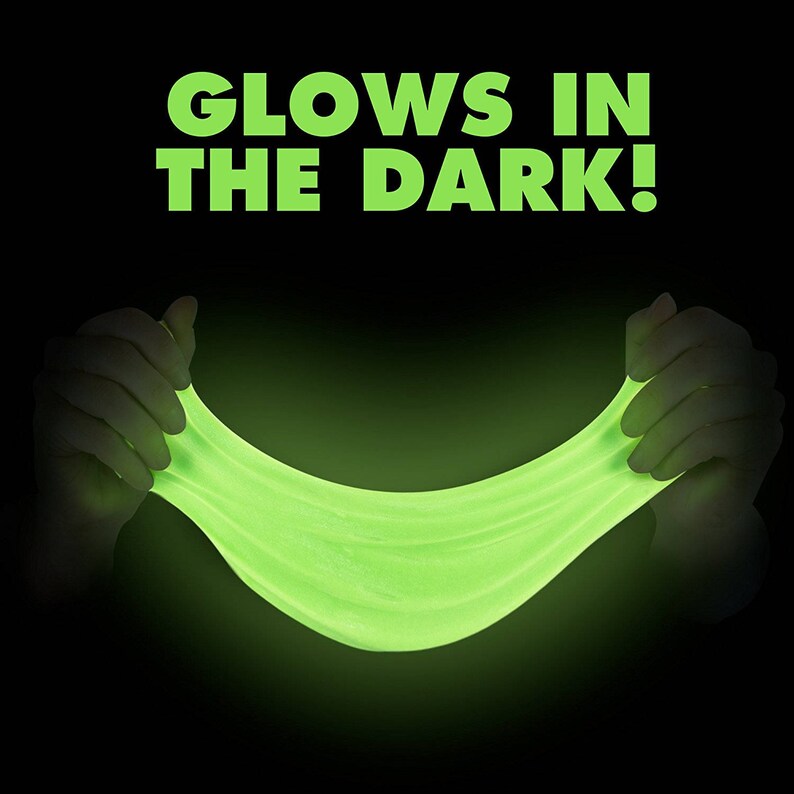 Slime Making Kit Glow in the Dark Slime Science Kit Classic Etsy