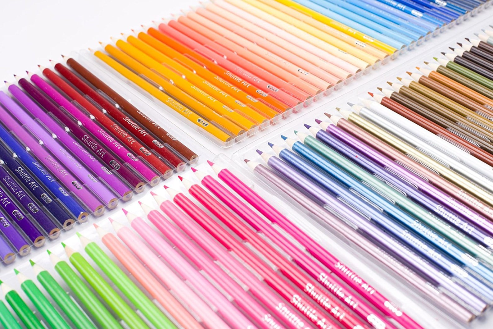 Shuttle Art 136 Colored Pencils Soft Core Color Pencil Set Etsy