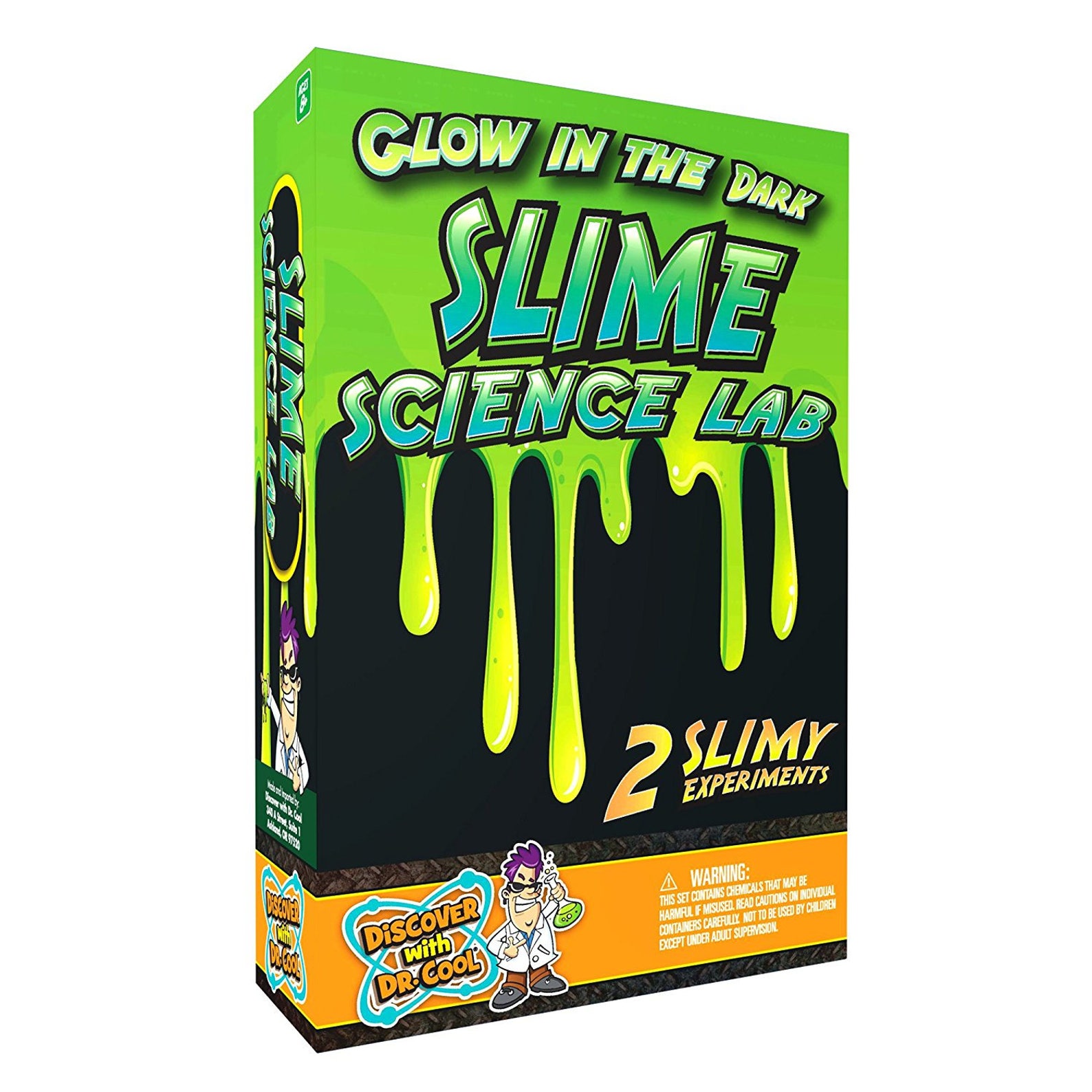 Slime Making Kit Glow in the Dark Slime Science Kit Classic Etsy