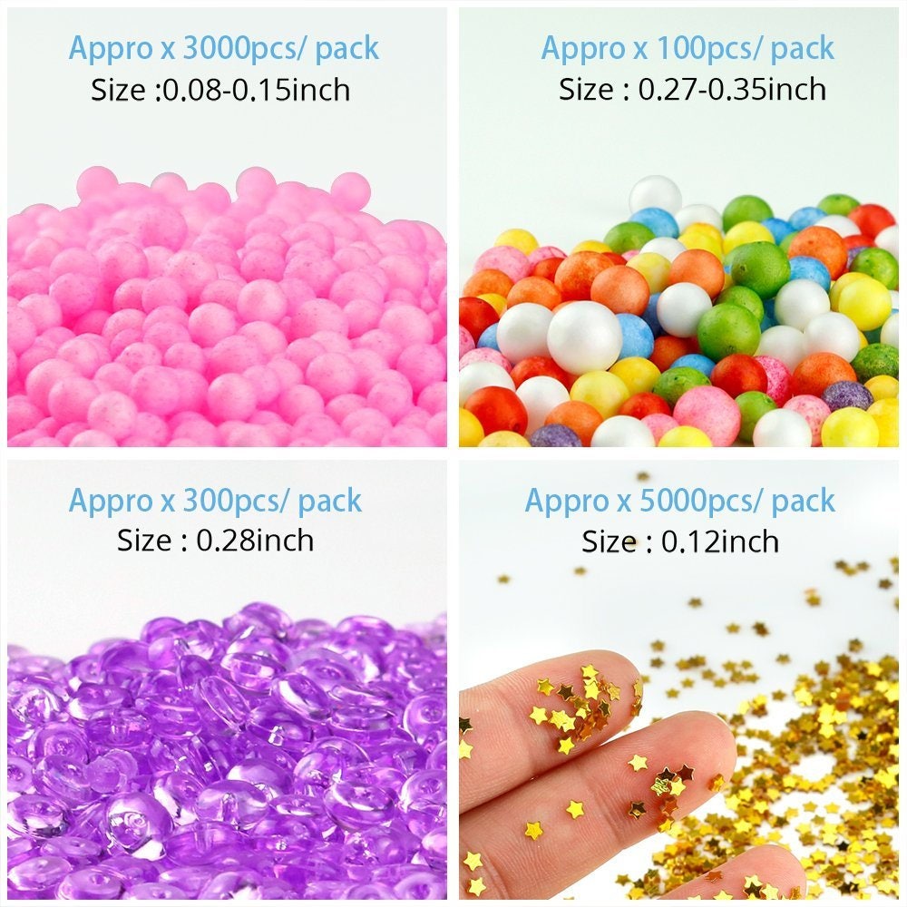 28pack Slime Making Kit Fishbowl Beads Foam Balls Slime Etsy