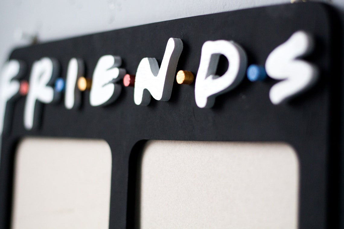 Friends TV Show Picture Frame Friends TV Show Gifts For Best Etsy