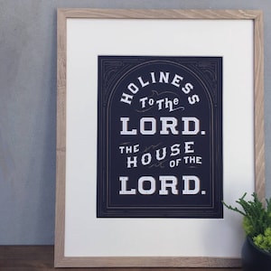 Holiness to the Lord — Special Print | LDS Salt Lake Temple | Digital Download/Printable | 11 x 14