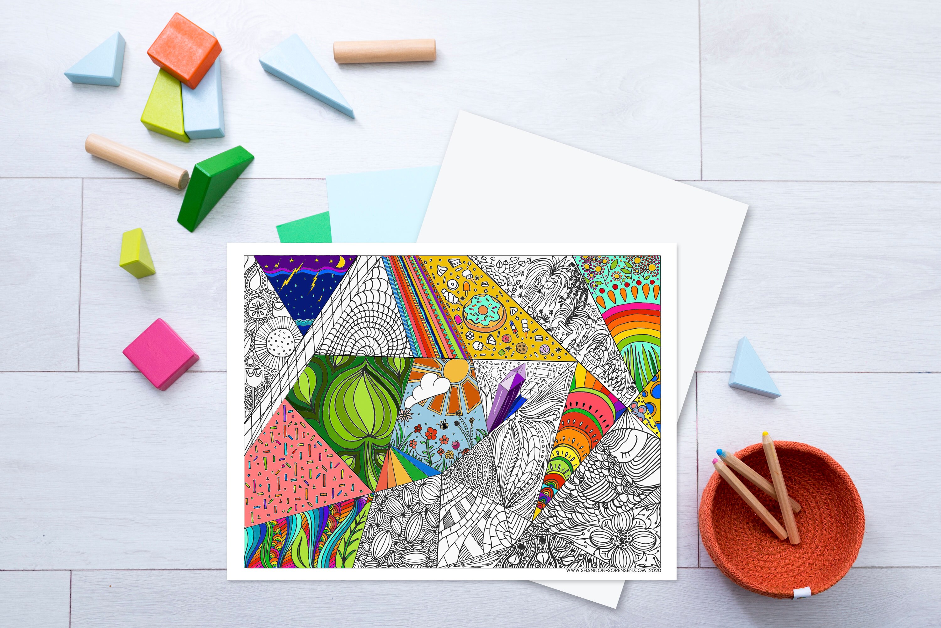 30 Printable Coloring Pages Coloring Pages for ADHD Adults Etsy Canada