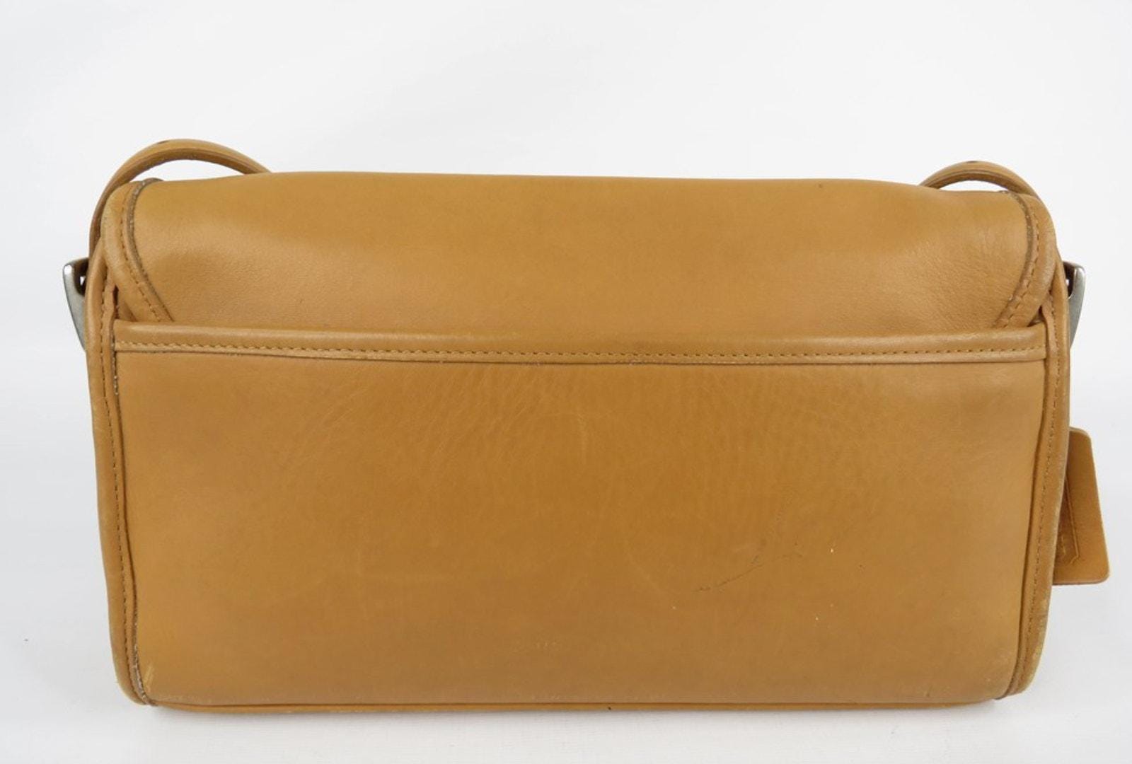 Rare Vintage Coach Glove-tanned Leather Messenger Bag – Made in