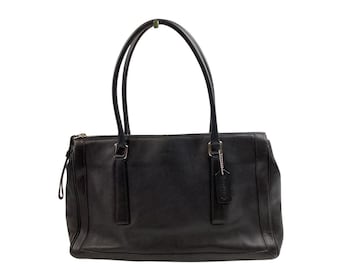 Vintage Coach Lexington Brief Satchel Bag – Black Glove-tanned