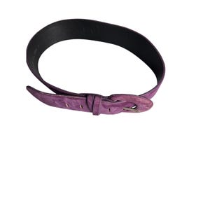 Purple Suede Belt - Etsy display picture 1