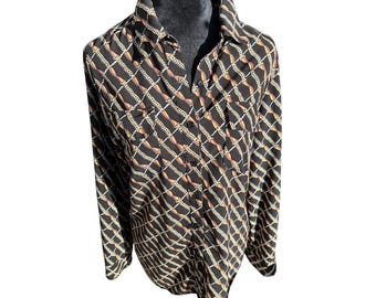 Notions Chain Equestrian blouse met knoopsluiting - M