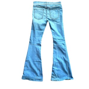 Free People Flare Jeggings | Größe 26 | Stretch-Pull-On-Denim in leichter Waschung Bild 5