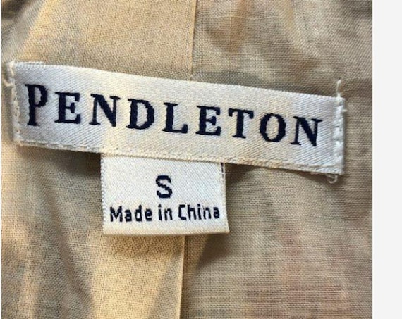 Women’s Small Pendleton Madras Patchwork Cotton B… - image 2