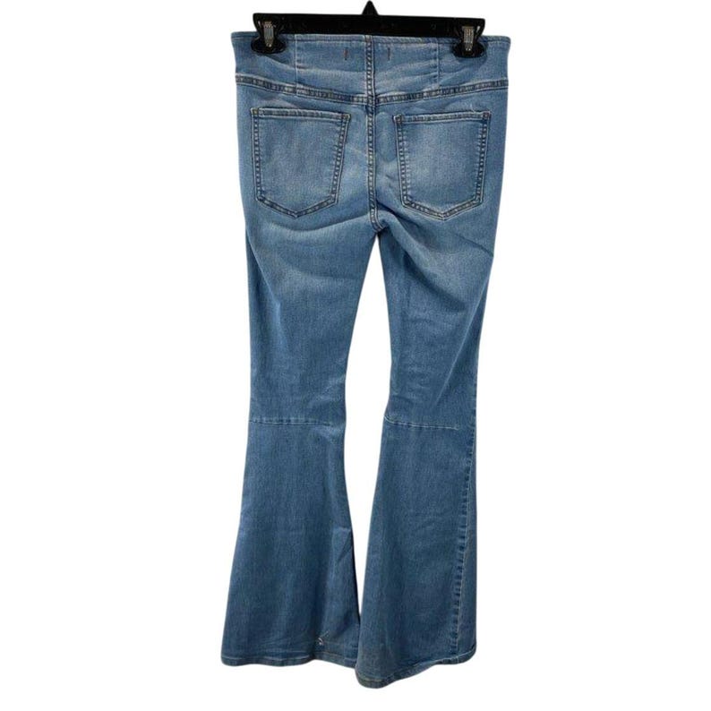 Free People Flare Jeggings | Größe 26 | Stretch-Pull-On-Denim in leichter Waschung Bild 2