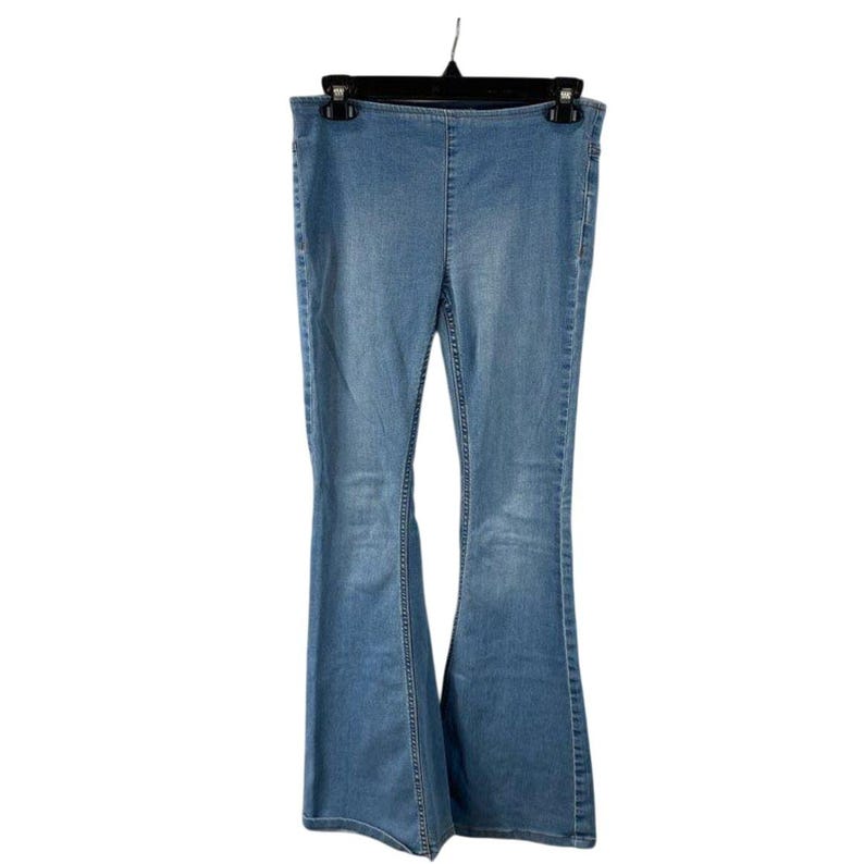 Free People Flare Jeggings | Größe 26 | Stretch-Pull-On-Denim in leichter Waschung Bild 1