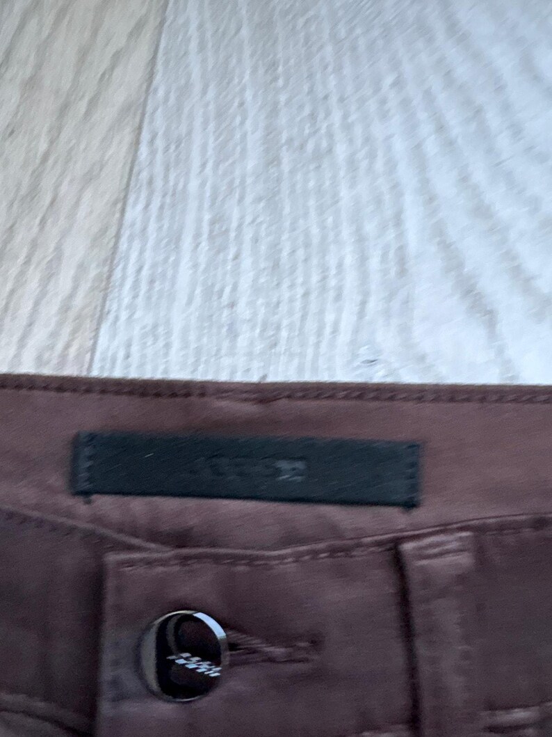 Joe's Jeans The Charlie hoge taille gecoate skinny enkelmaat 28 bruin mokka rijden afbeelding 6