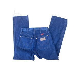 Wrangler 14MWZG Cowboy Cut Jeans 1990s - 2000s Vintage Dark Indigo Bild 2