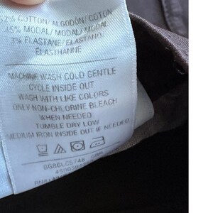 Joe's Jeans The Charlie hoge taille gecoate skinny enkelmaat 28 bruin mokka rijden afbeelding 3