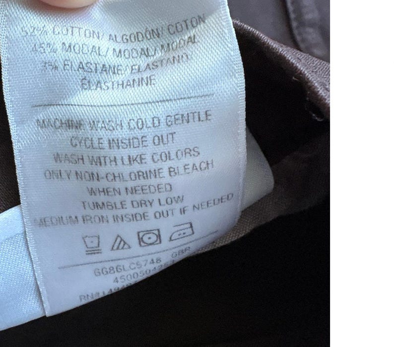 Joe's Jeans The Charlie hoge taille gecoate skinny enkelmaat 28 bruin mokka rijden afbeelding 3