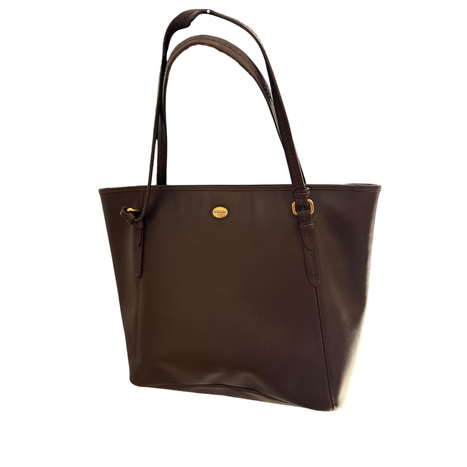 Brown Coach Tote - Etsy Canada