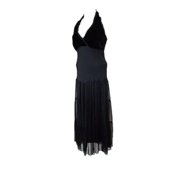Jonathan Martin Black Silk Halter Slip Dress Size 12 NWT Galliano-style  Vintage Glam - Etsy Singapore