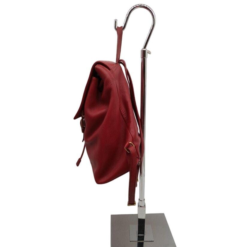 Vintage Coach Red Leather Backpack 9827 Glove Tanned - Etsy  display picture 1