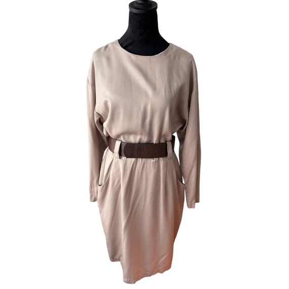 Vintage Rabbit Rabbit Rabbit Designs Taupe Dress  Equestrian Womens Size:  13/14 - Etsy