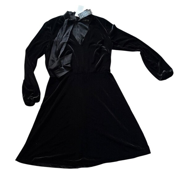 Vintage Lauren Ralph Lauren Black Velvet Dress NWT - Etsy Israel