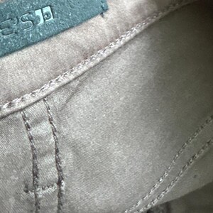 Joe's Jeans The Charlie hoge taille gecoate skinny enkelmaat 28 bruin mokka rijden afbeelding 8