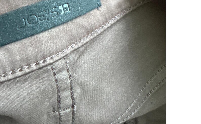 Joe's Jeans The Charlie hoge taille gecoate skinny enkelmaat 28 bruin mokka rijden afbeelding 8