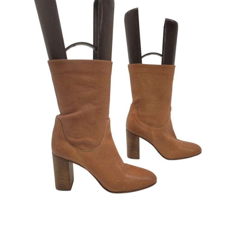 Botas de tacón Dakota de Free People, de ante, fabricadas en Italia, talla 36 imagen 1
