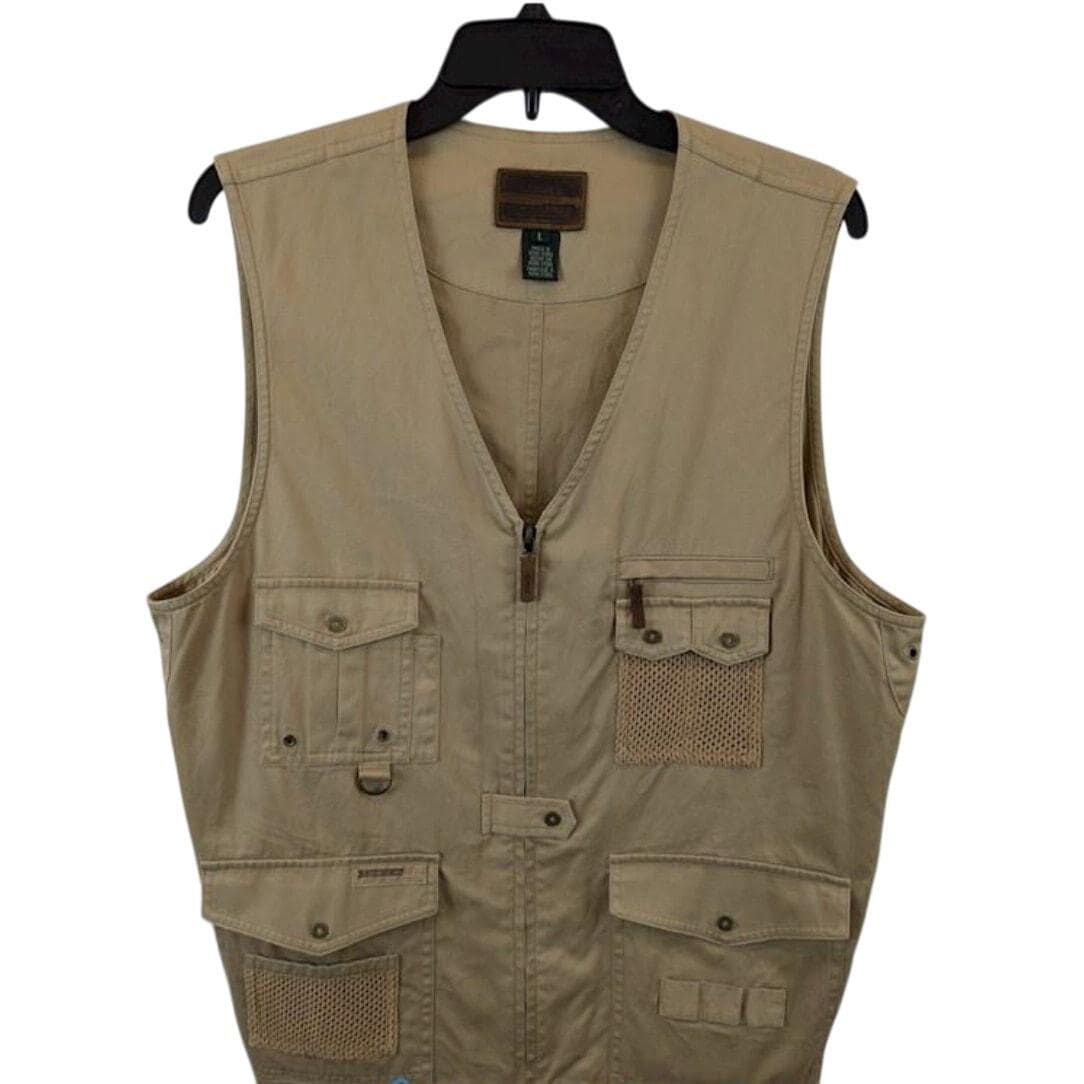 Vintage Men's Size L Ralph Lauren Safari Vest Heritage Utility