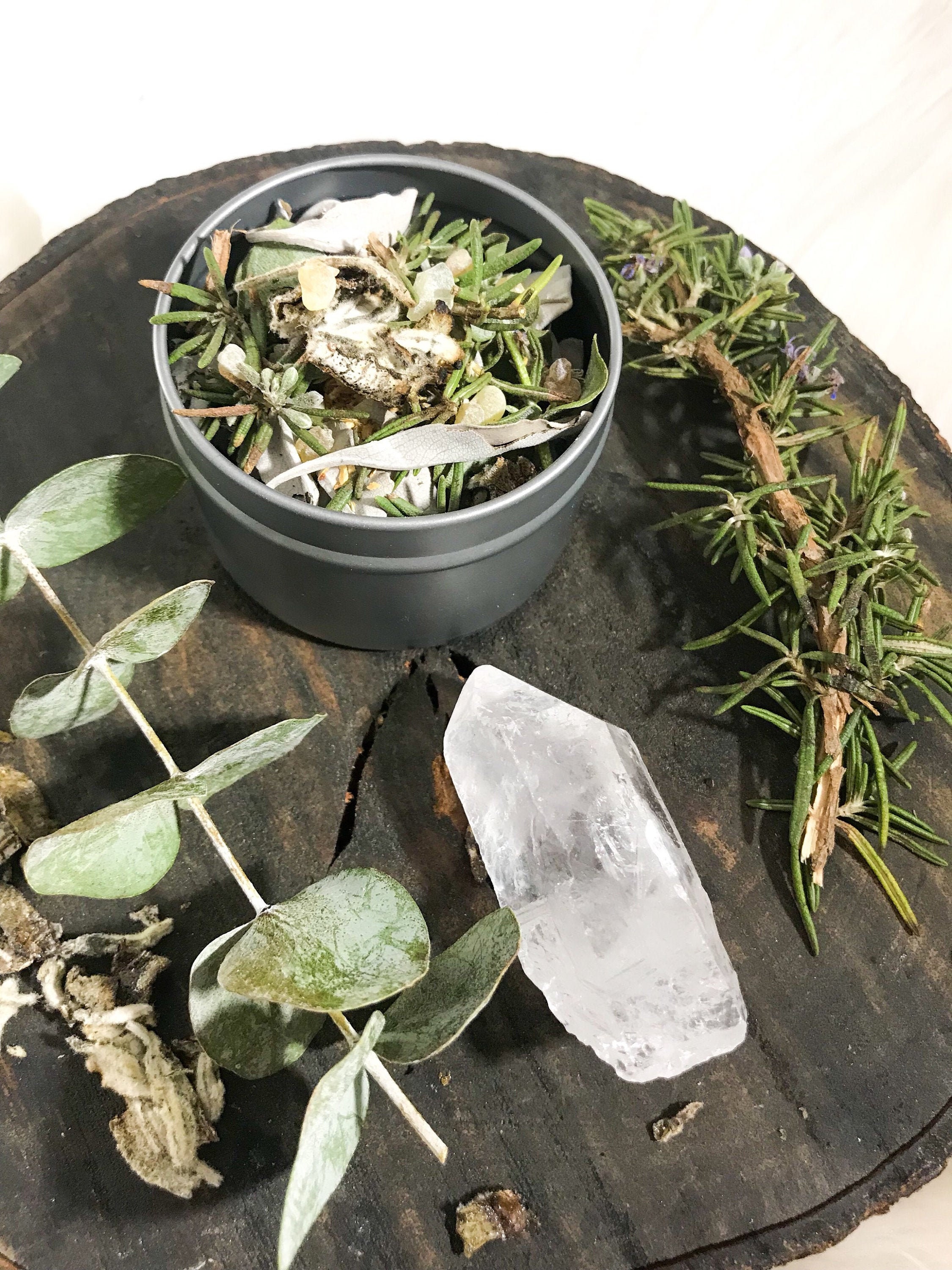 Magical Winter Solstice Resin Herb Blend Dragons Blood Road Opening Altar Crystal Resin Yerba Santa Herb Clear Quartz Crystal Point Magical Winter Solstice Resin Herb Blend Dragons Blood Road Opening Altar Crystal Resin Yerba Santa Herb Clear Quartz Crystal Point