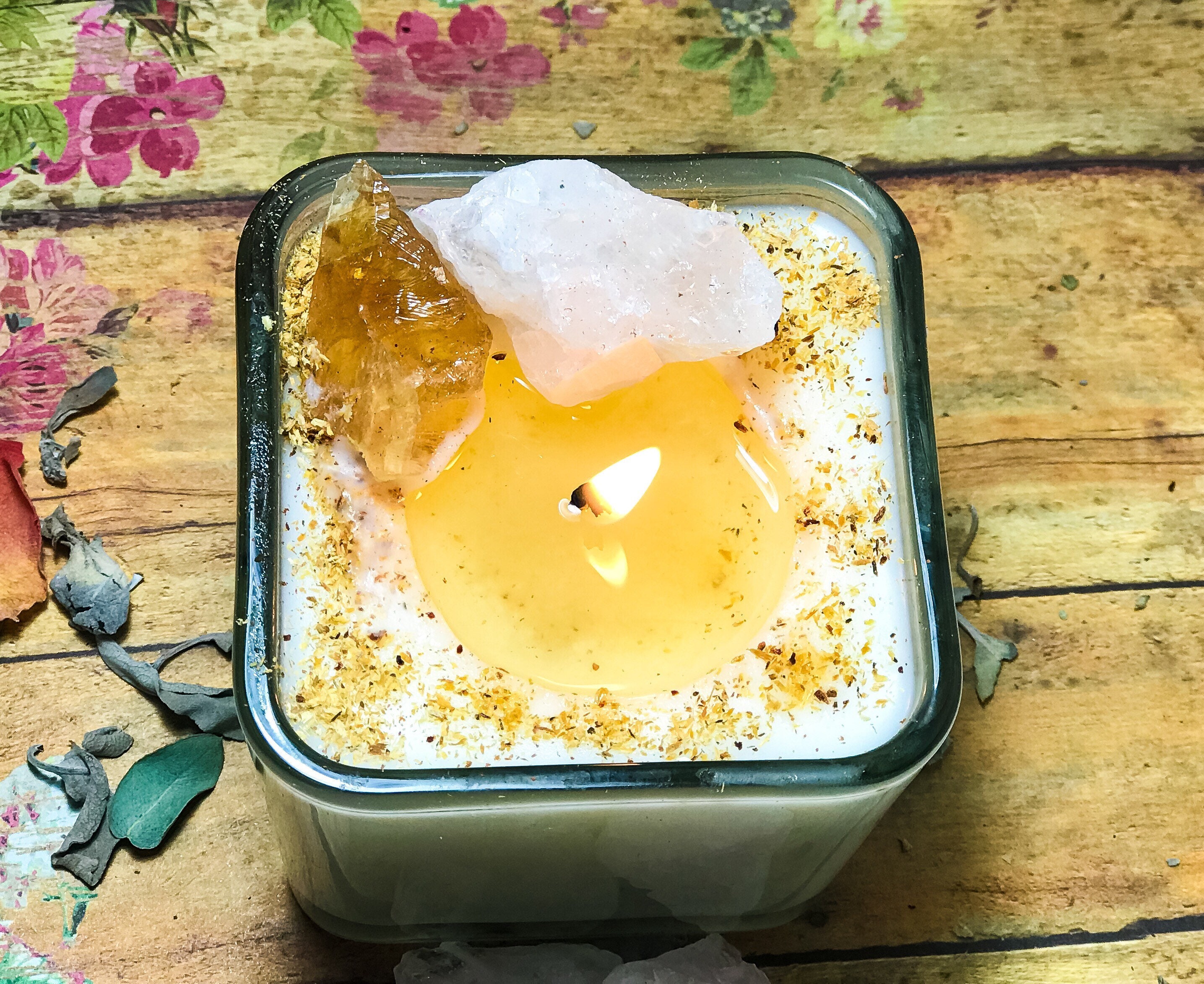 Prosperity Candle 100 Soy Wax Essential Oil Blend