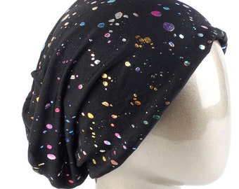 Chemo Beanie Hat Cap Headwear Multicolour Turban Hair Cover Stretch Soft Hat Matching Scarf Available - FREE UK P&P
