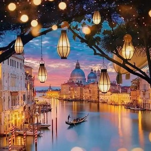 Painting by numbers Kit Adults UK Based Fast Delivery **VARIOUS** Venice Canal - London based - FREE P&P