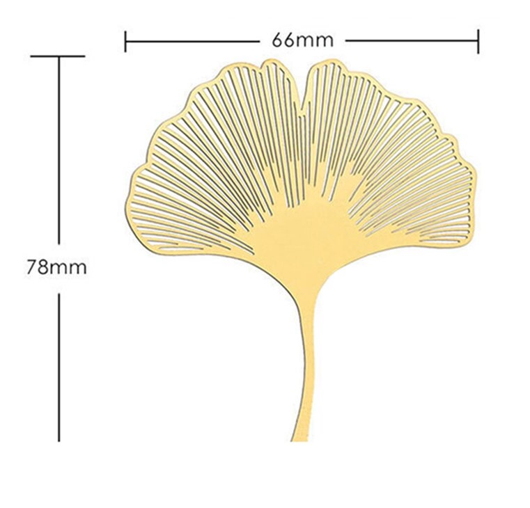 Maple Leaf Bookmark Gift STUNNING Gold or Pink Metal Maple Etsy UK