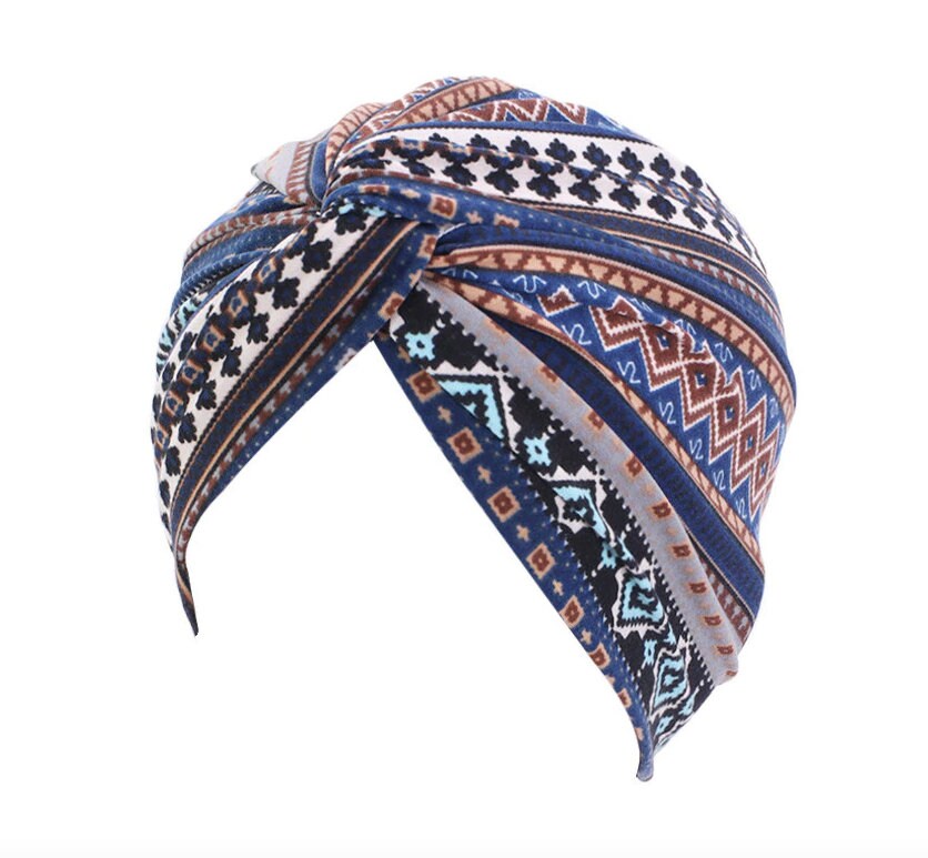 Chemo Beanie Headwear Hat Super Soft Cotton Feel Aztec Thai Elephant …