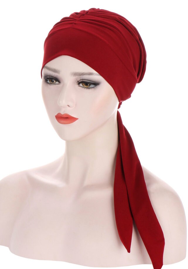 Chemo Beanie Head Scarf Hat Cap 