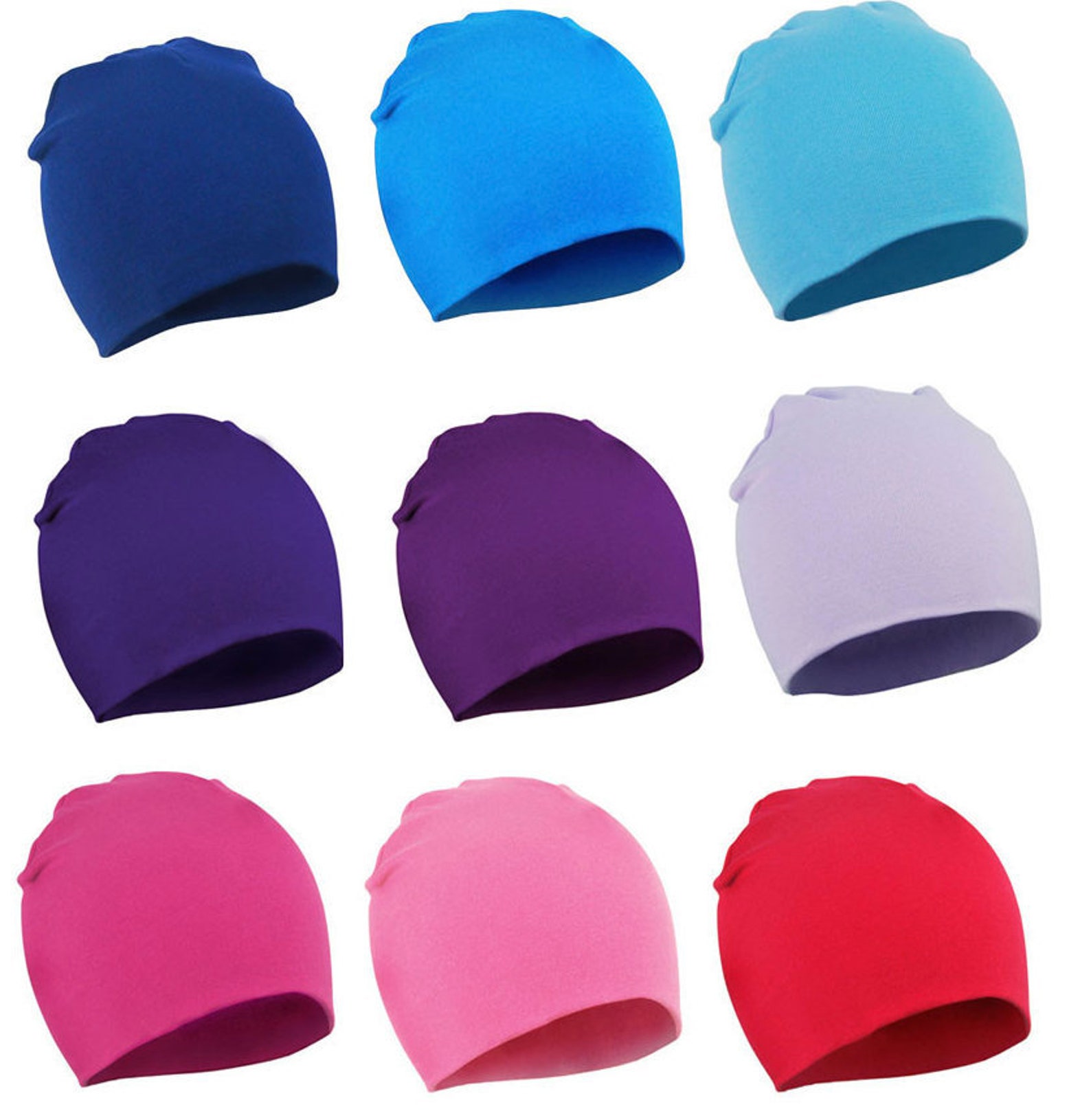 Chemo Beanie Hat Cap Headwear Children Plain Jersey Stretch | Etsy