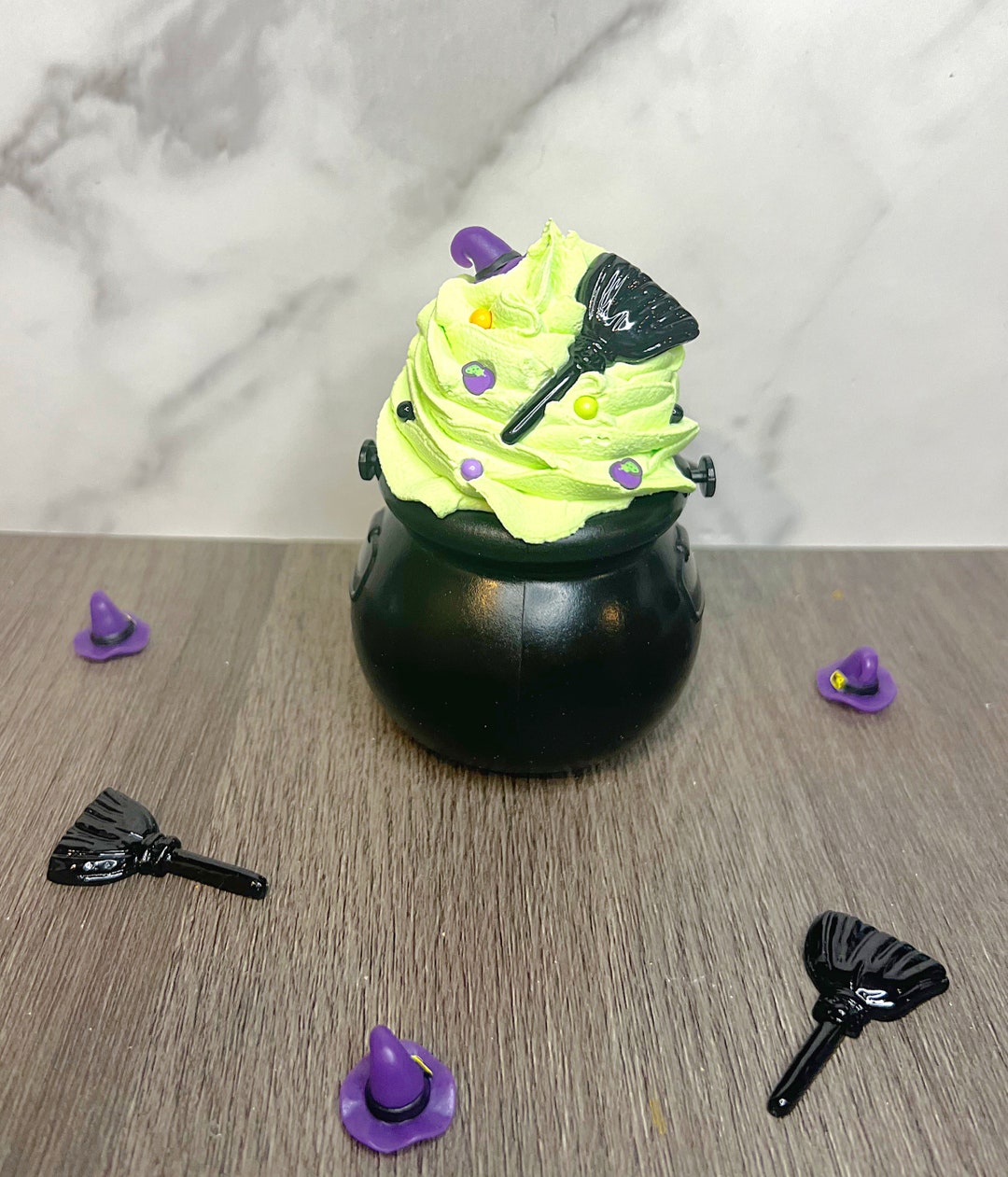 Mini Cauldrons, Halloween Decor, Tiered Tray Decor, Halloween Tiered