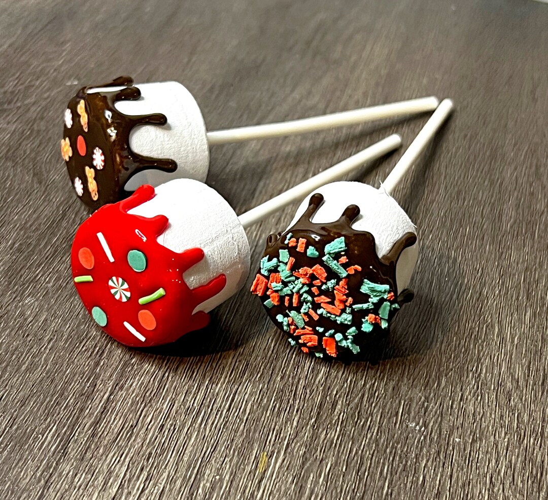 Faux Marshmallow, Christmas Marshmallow, Tiered Tray Decor, Winter