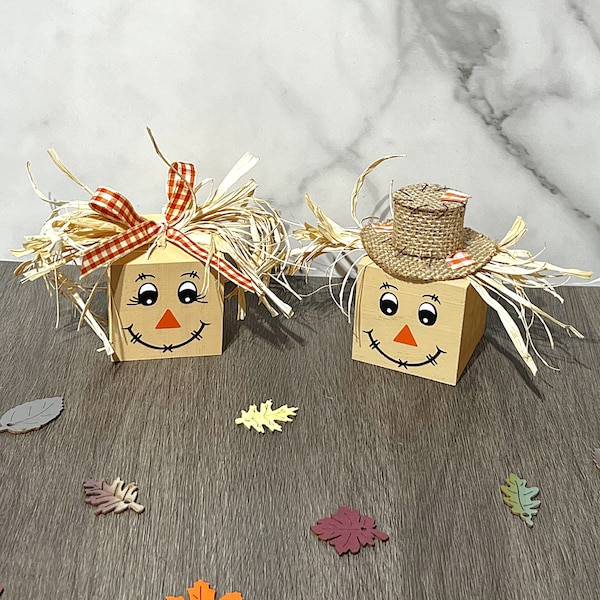 Wooden Fall Blocks Etsy