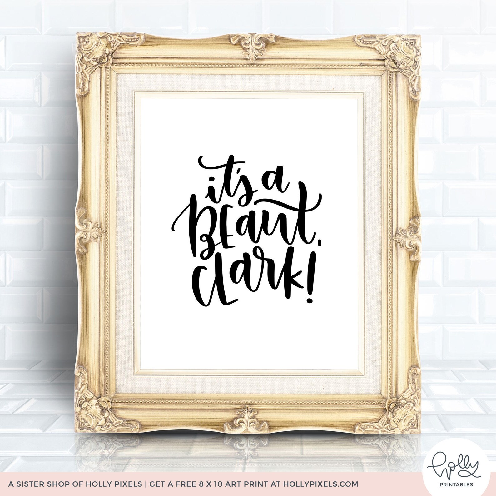 Christmas Vacation Wall Art It's a Beaut Clark Etsy