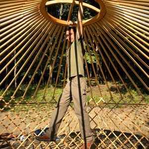 20' Yurt, Traditionally Framed by Pisgah Yurt Craft, Base Package imagen 8