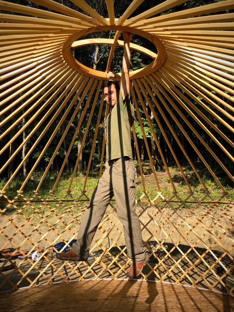 20' Yurt, Traditionally Framed by Pisgah Yurt Craft, Base Package image 8