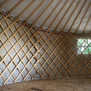20' Yurt, Traditionally Framed by Pisgah Yurt Craft, Base Package imagen 7