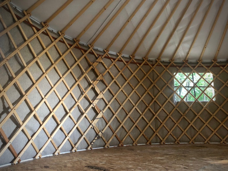 20' Yurt, Traditionally Framed by Pisgah Yurt Craft, Base Package imagen 7