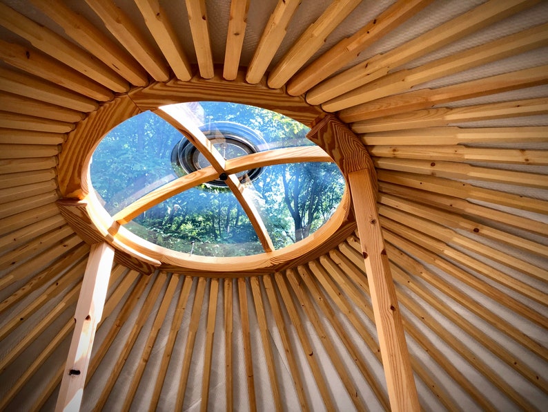 20' Yurt, Traditionally Framed by Pisgah Yurt Craft, Base Package imagen 3