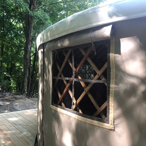 20' Yurt, Traditionally Framed by Pisgah Yurt Craft, Base Package imagen 5