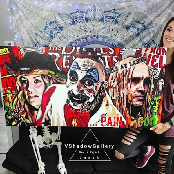 Rob Zombie- House of 1000 Corpses/ The Devils Rejects painting PRINT